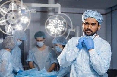 Indian-Medical-Student-performing-surgery-in-hospital